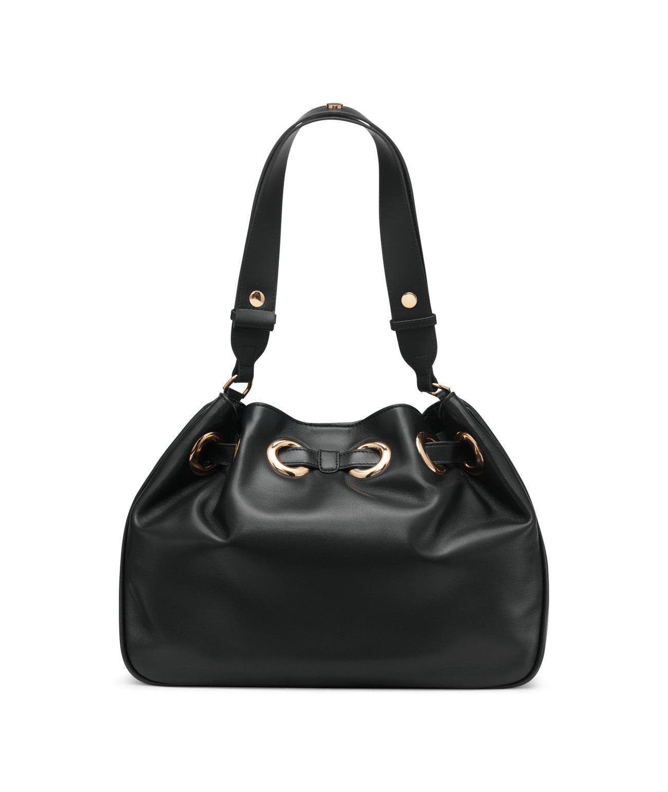 KARL LAGERFELD PARIS Desiree Large Leather Hobo, Alternate, color, 