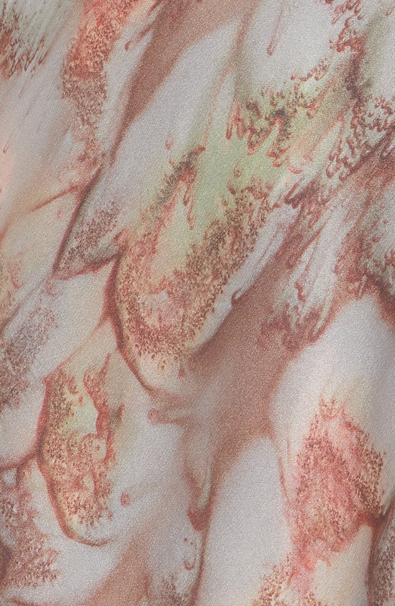 Vince Watercolor Print Silk Slipdress, Alternate, color, 