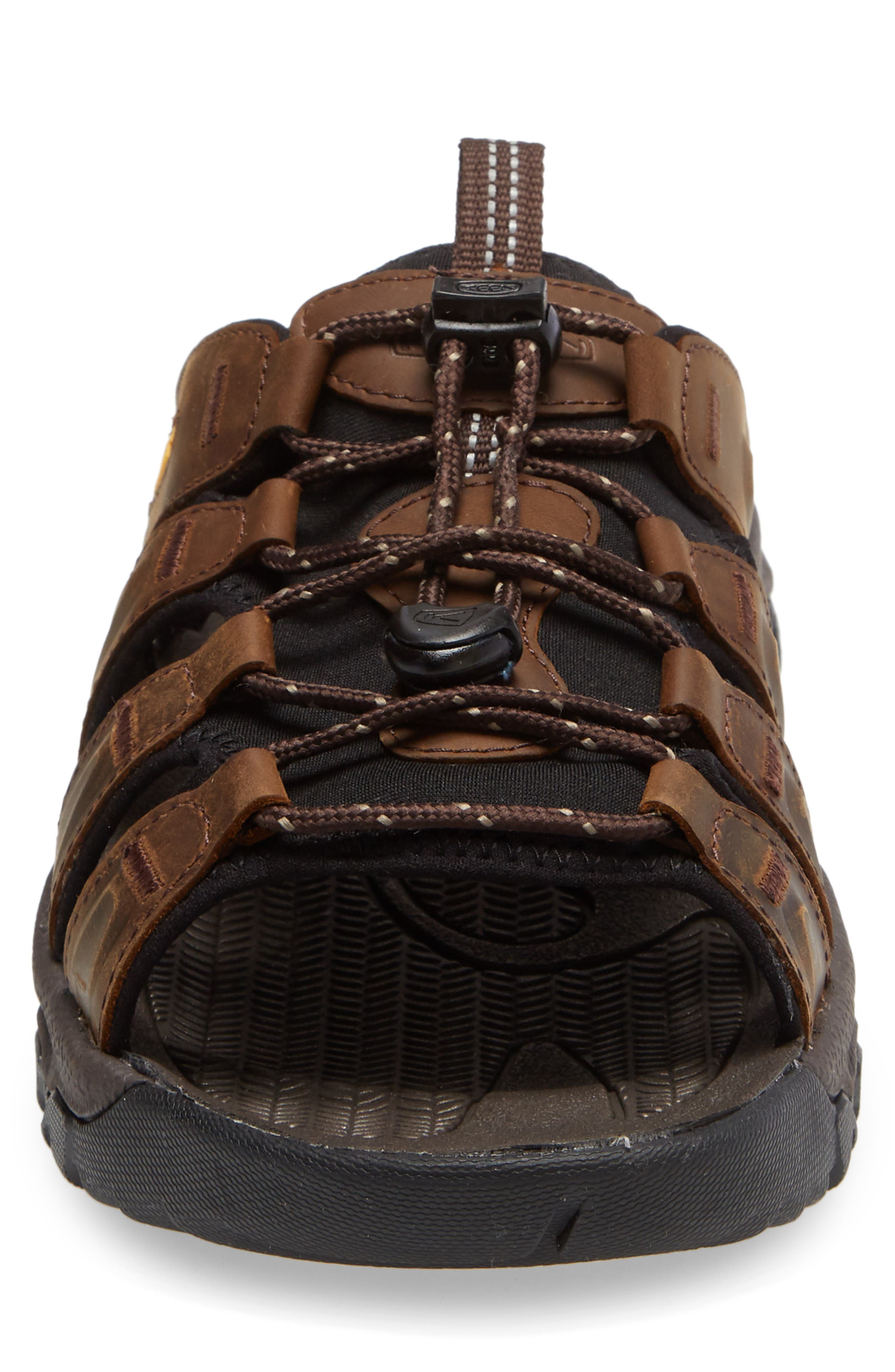 Targhee III Slide Sandal, Alternate, color, BISON/ MULCH