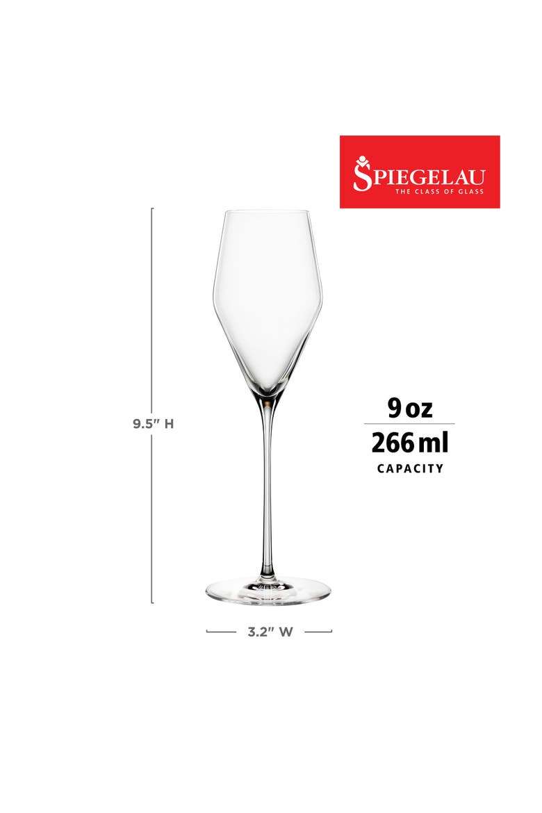 Definition Champagne Flute Glass Set of 2, Alternate, color, Clear