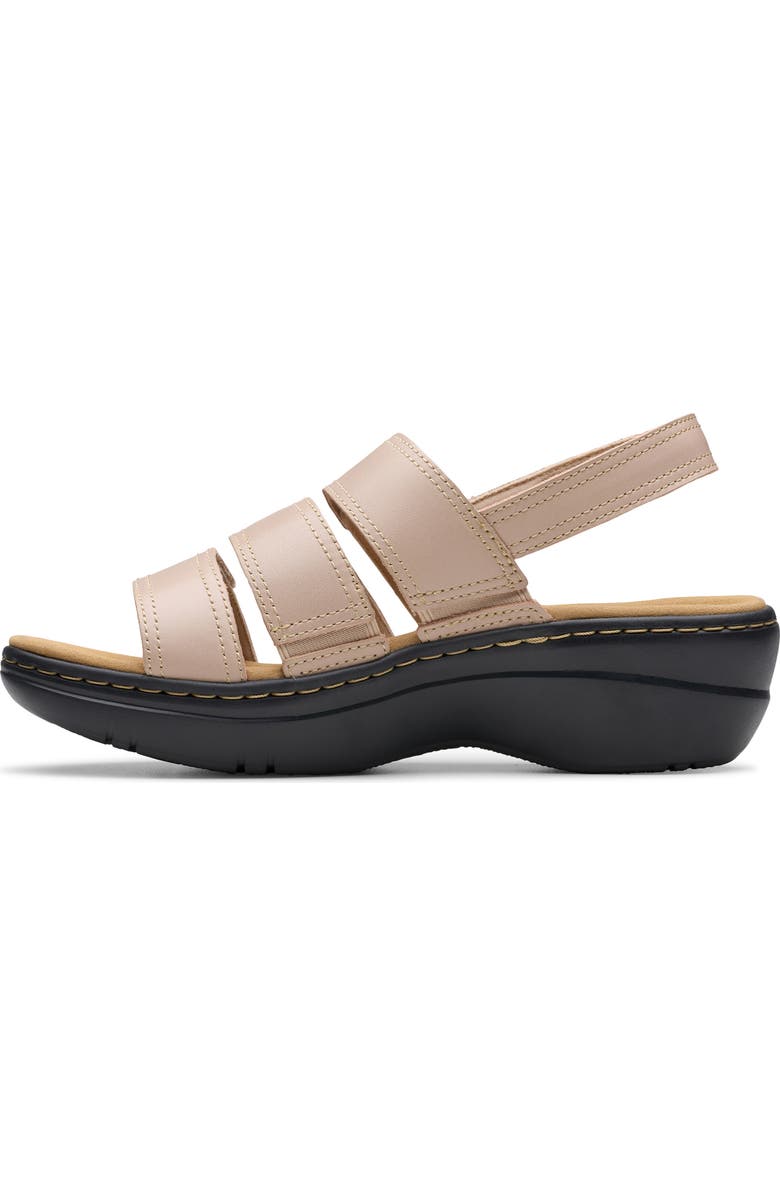 Clarks<sup>®</sup> Merliah Bali Wedge Sandal, Alternate, color, Sand Combo