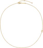 D.LOUISE Initial Chain Necklace