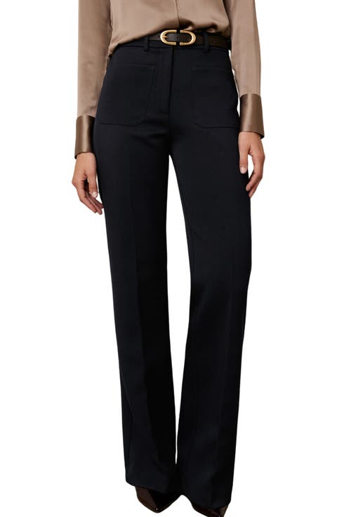 Priya High Waist Flare Leg Pants