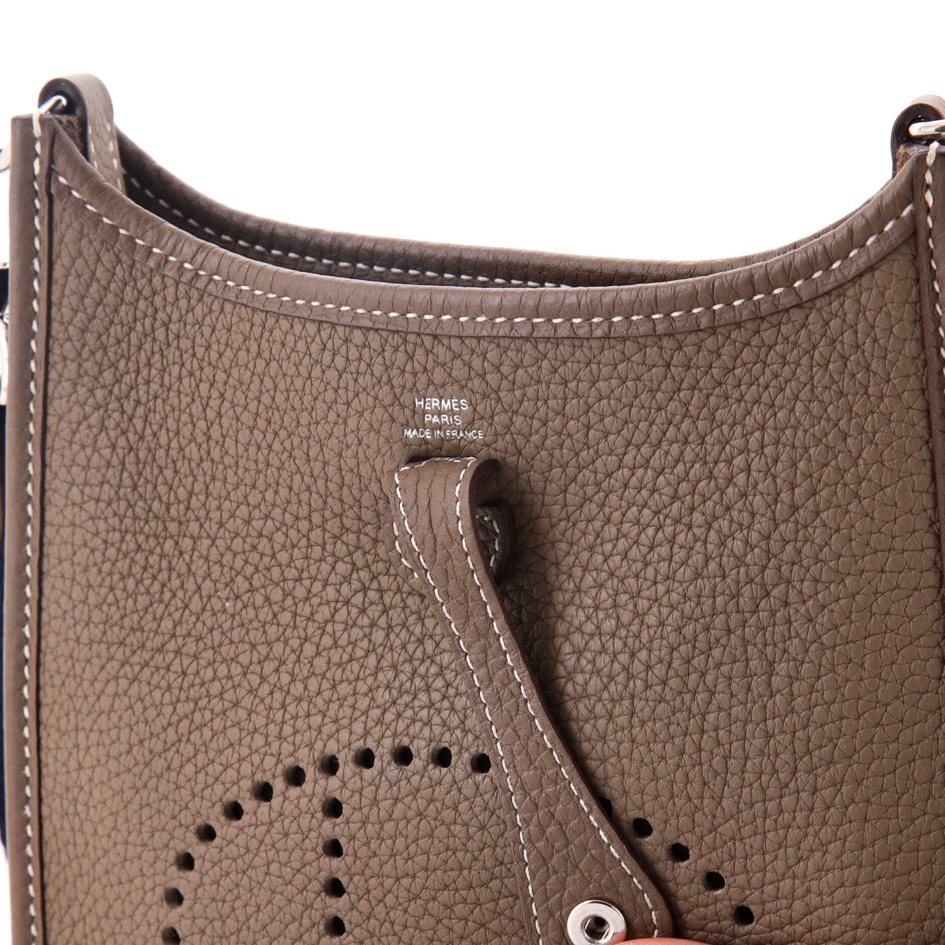 Pre-Owned Hermes Evelyne Bag Gen III Clemence TPM, Alternate, color, Etoupe