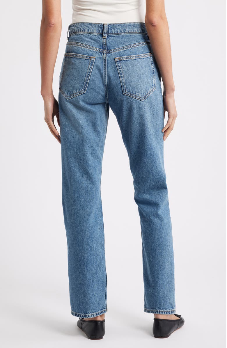 Reformation Greer Straight Leg Jeans, Alternate, color, Chad