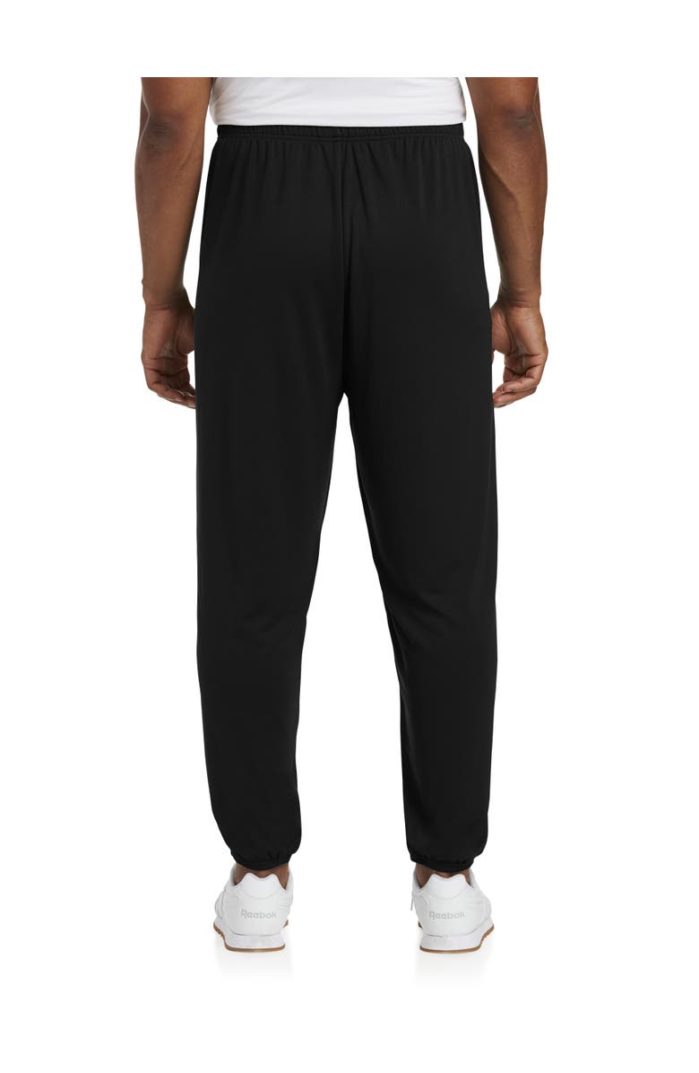 Reebok Performance Jersey Elastic-Hem Tech Pants, Alternate, color, Black