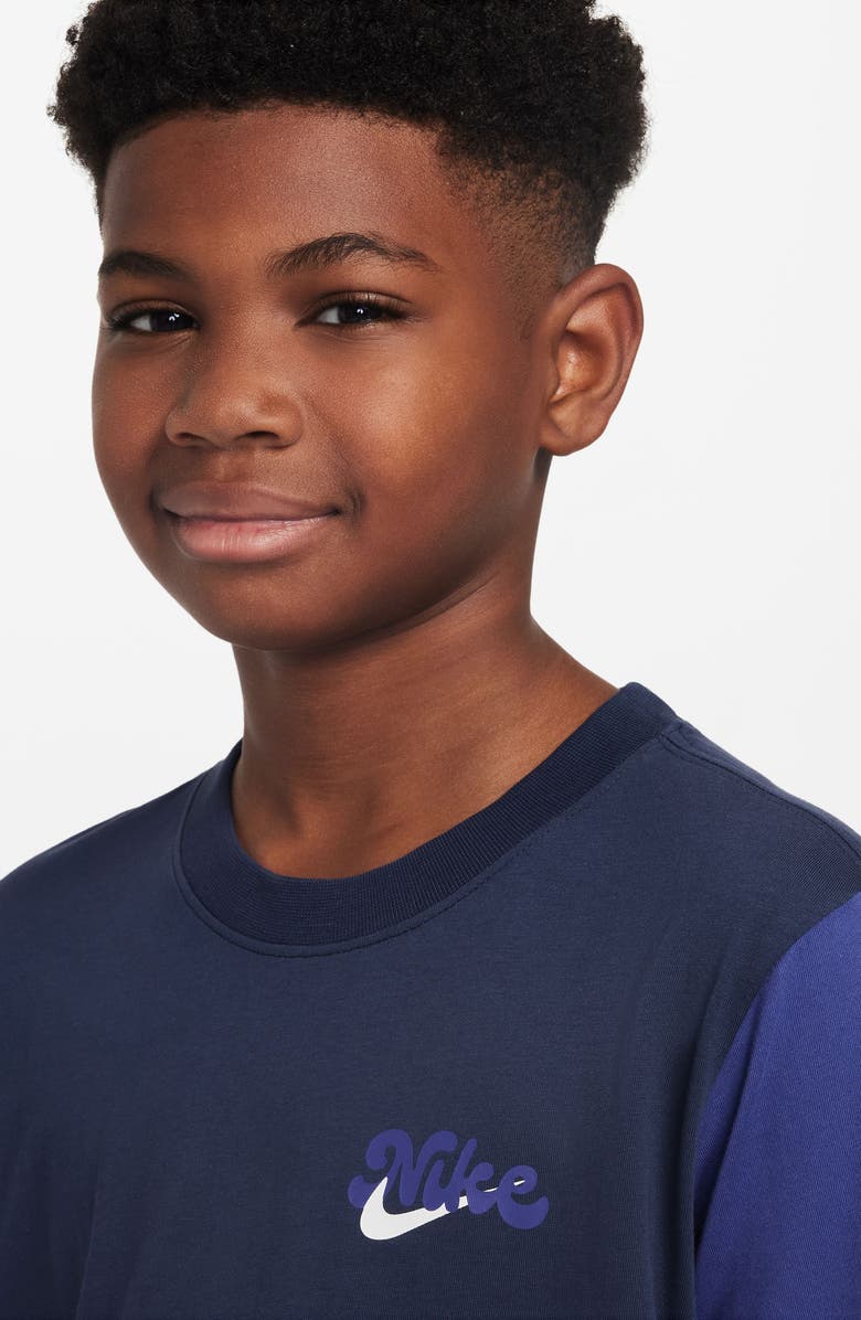 Nike Kids' Sportswear Club Cotton T-Shirt, Alternate, color,