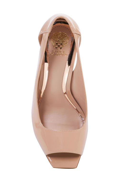 Vince Camuto Lizanie Open Toe Pump In Neutral