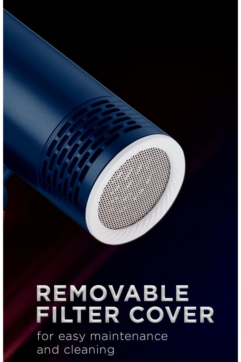 Rival Foldable Lightweight Hair Dryer, Alternate, color, Blue