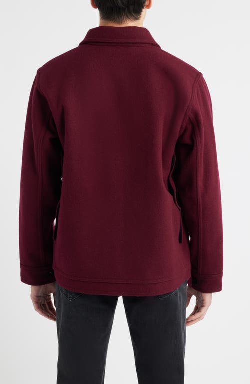 Filson 1940s Mackinaw Cruiser Wool Jacket In Red