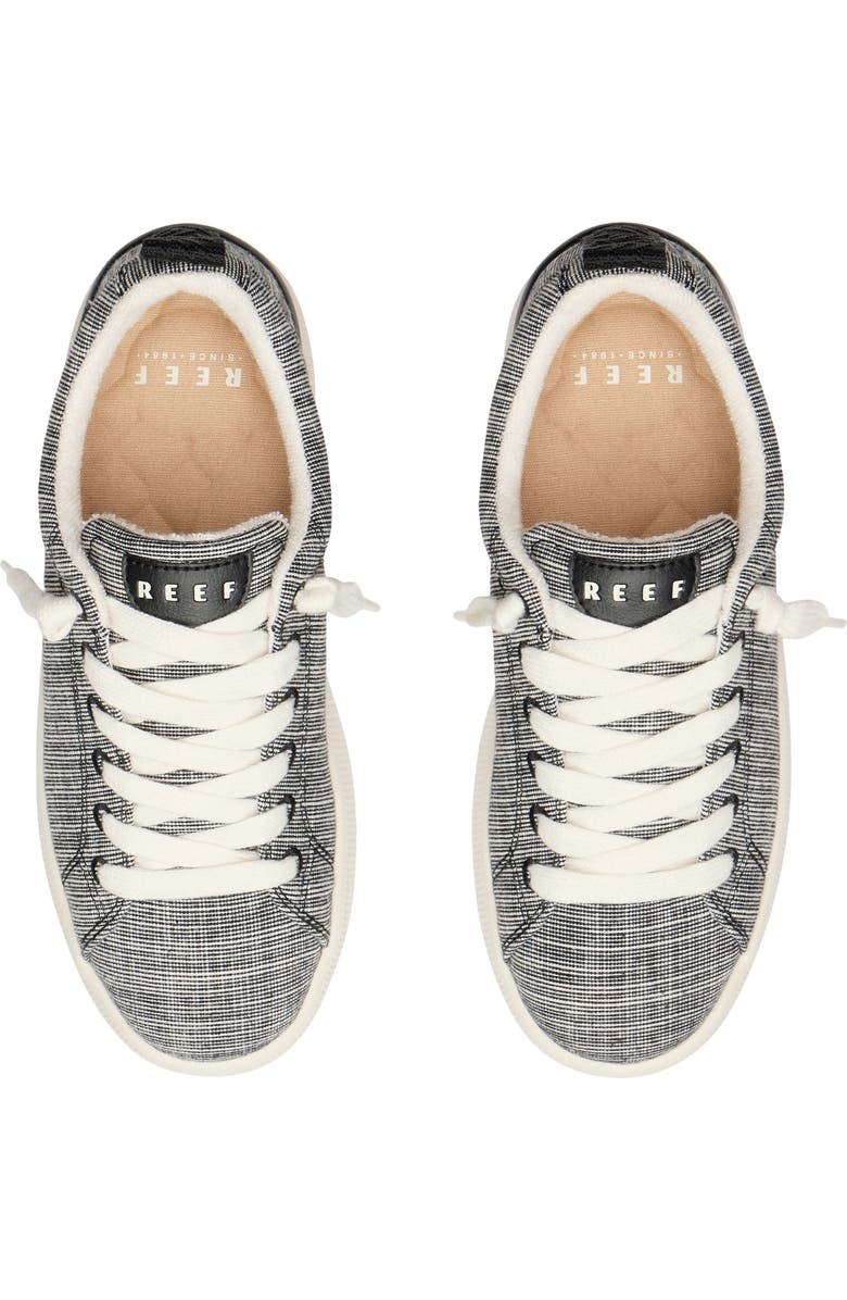 Reef Neptune Alana Sneaker, Alternate, color, Black Textile