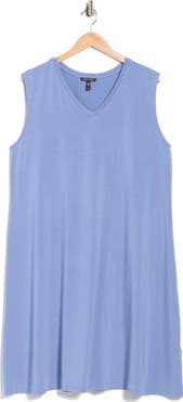 Eileen Fisher V-Neck Shift Dress