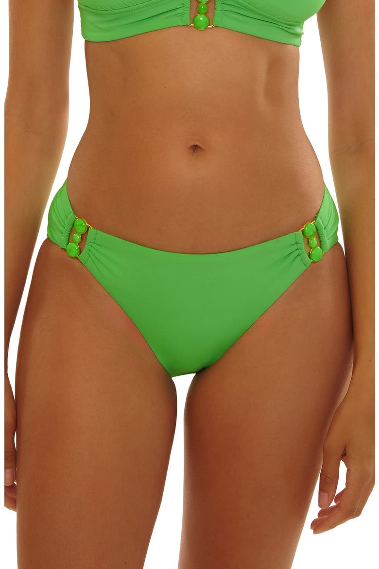 Marble Canyon Ring Hipster Bikini Bottoms, Main, color, GREEN APPLE