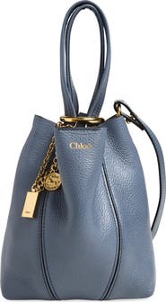 Chloé Small Spin Leather Crossbody Tote