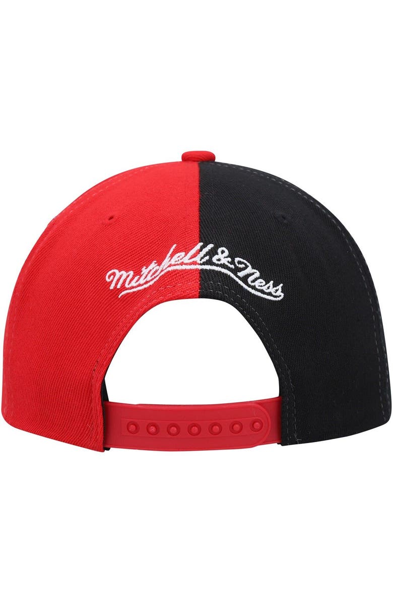 Mitchell & Ness Men's Mitchell & Ness Red Houston Rockets Hardwood Classics Retroline Snapback Hat, Alternate, color, 