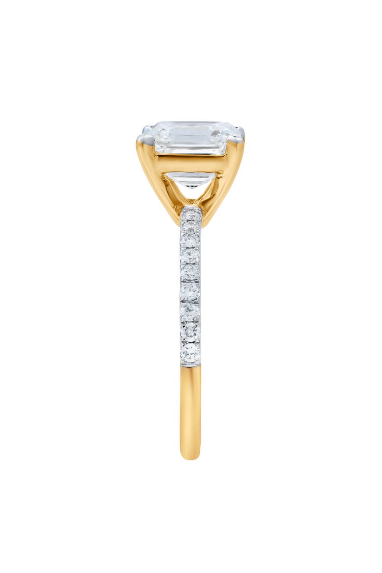 Ani 14K Yellow Gold Emerald Cut Lab Grown Diamond Engagement Ring - 2.7 Ct, Alternate, color, 14K Yellow Gold