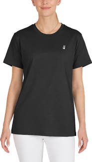 Dalix Womens Peace Sign Jersey Relaxed Tee