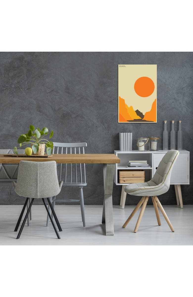 iCanvas Zion by Jazzberry Blue, Alternate, color, Orange