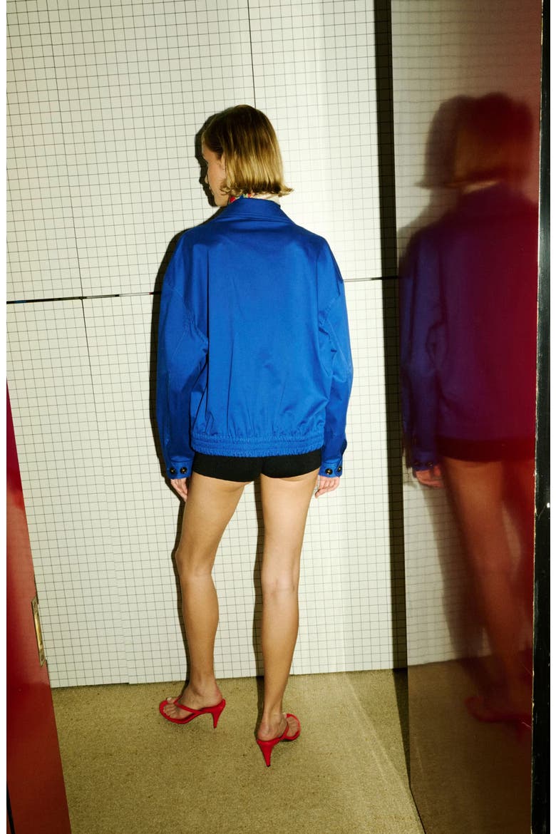 Starring Hailey Bieber Mutis Oversize Jacket, Alternate, color, BLUE