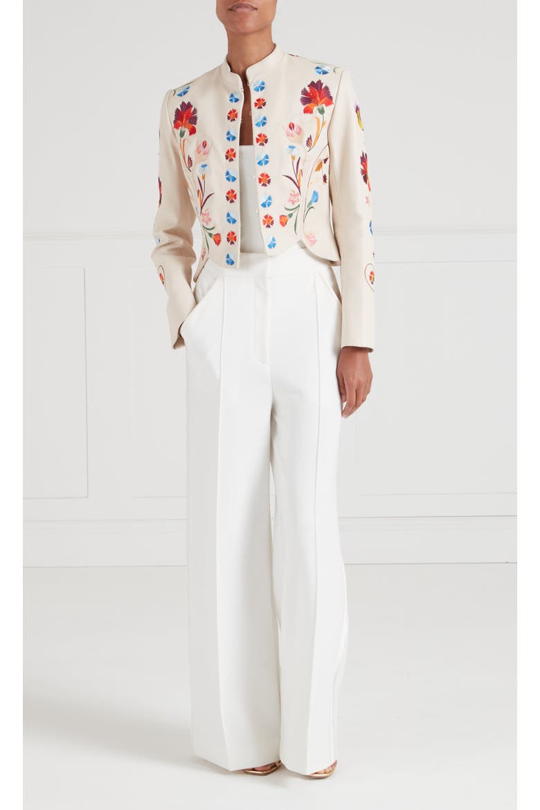 Toledo Fitted Jacket, Main, color, Ivory