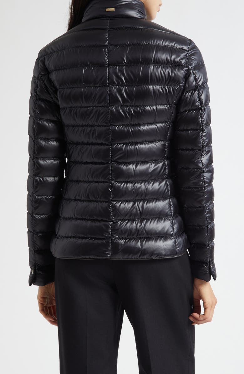 Herno Fitted Quilted Down Puffer Jacket, Alternate, color, Nero