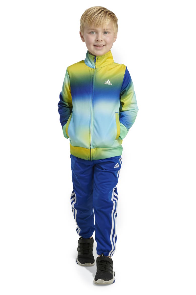 Kids' Track Jacket & Pants Set, Alternate, color, ROYAL/ MULTI