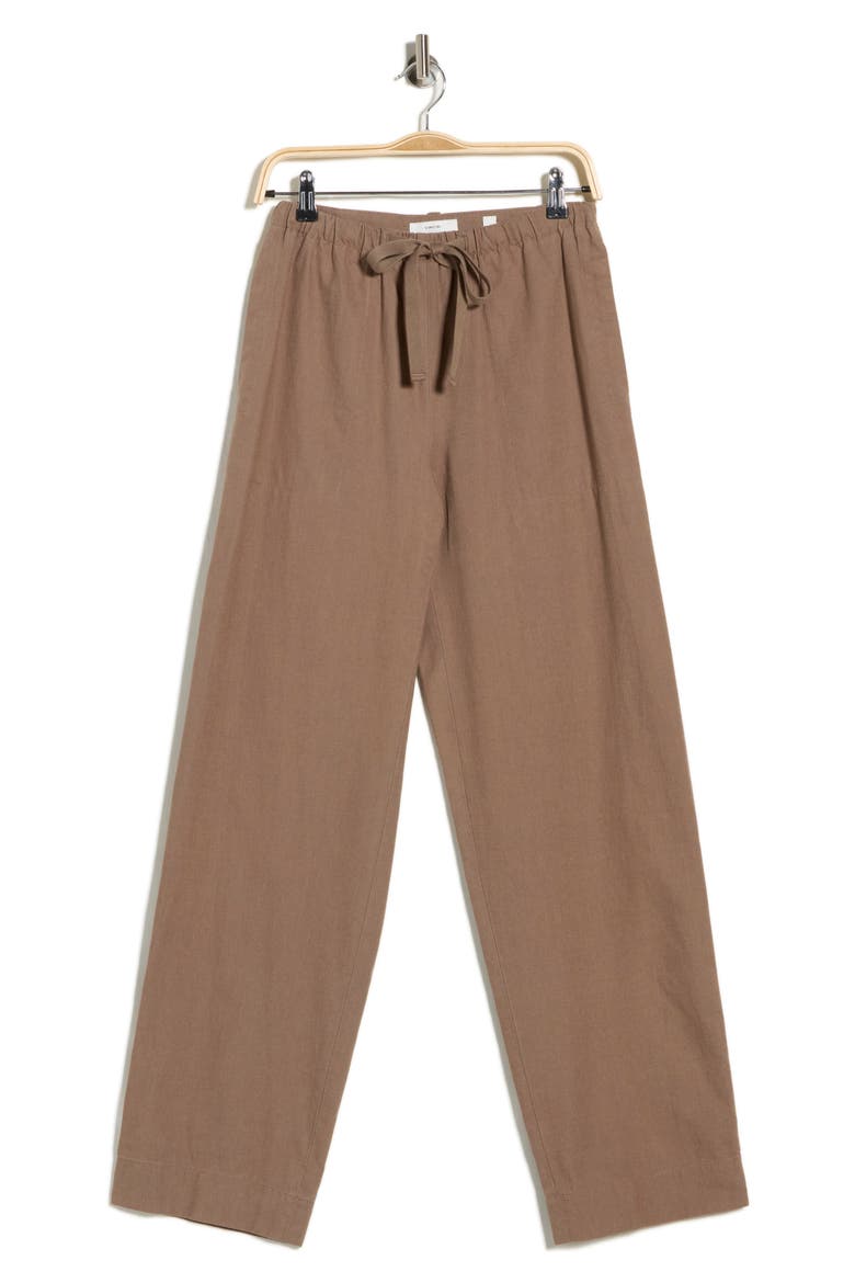 Tie Front Pull-On Pants, Alternate, color, DESERT WIND