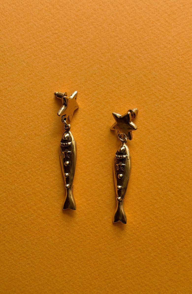 sccollection Finn Earrings, Alternate, color, Gold
