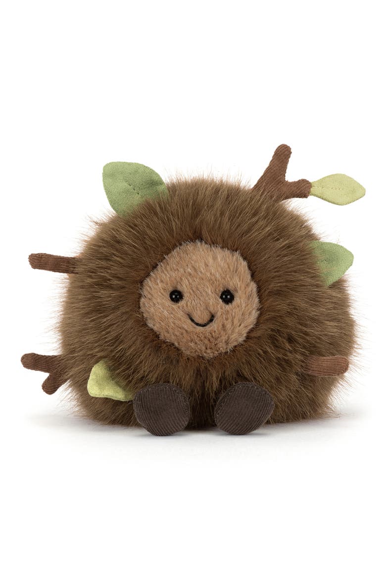 Amuseables Mulshi Woodland Floor Tiny Plushie, Main, color, BROWN