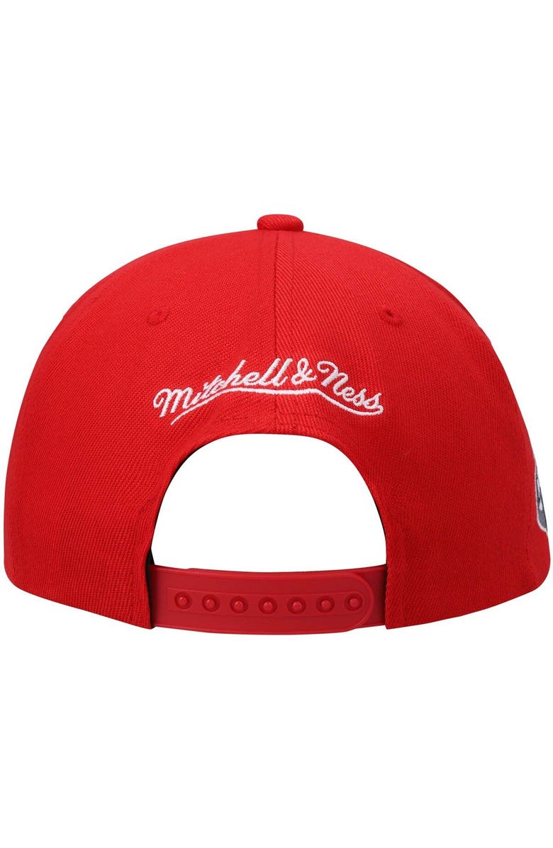 Mitchell & Ness Men's Mitchell & Ness Red Houston Rockets Core Side Snapback Hat, Alternate, color,