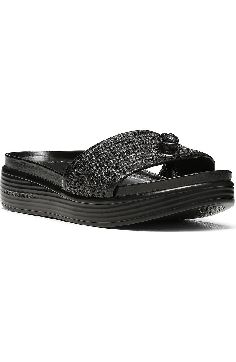 Donald Pliner Farrah Platform Sandal, Main, color, Black-Blk