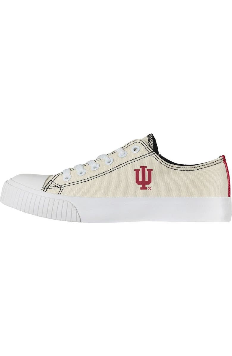 FOCO Women's FOCO Cream Indiana Hoosiers Low Top Canvas Shoes, Main, color,