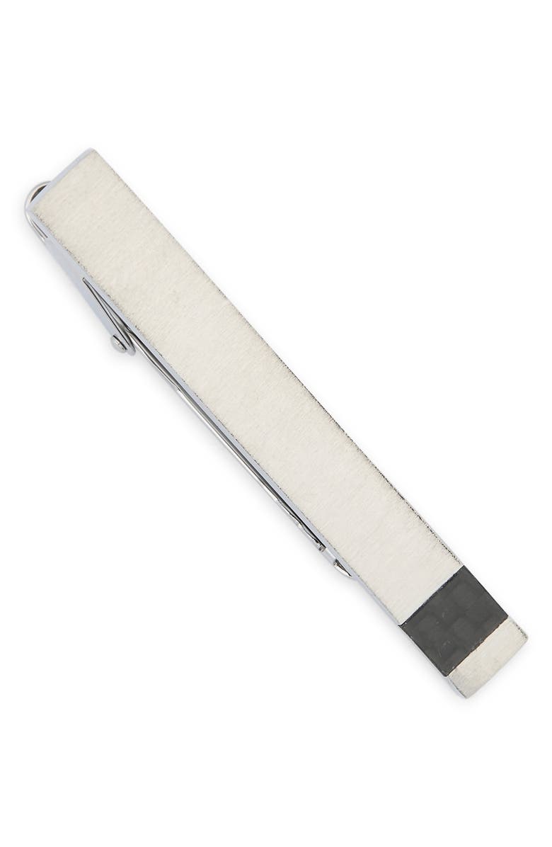 James Michael Carbon Fiber Tie Bar, Main, color, Silver
