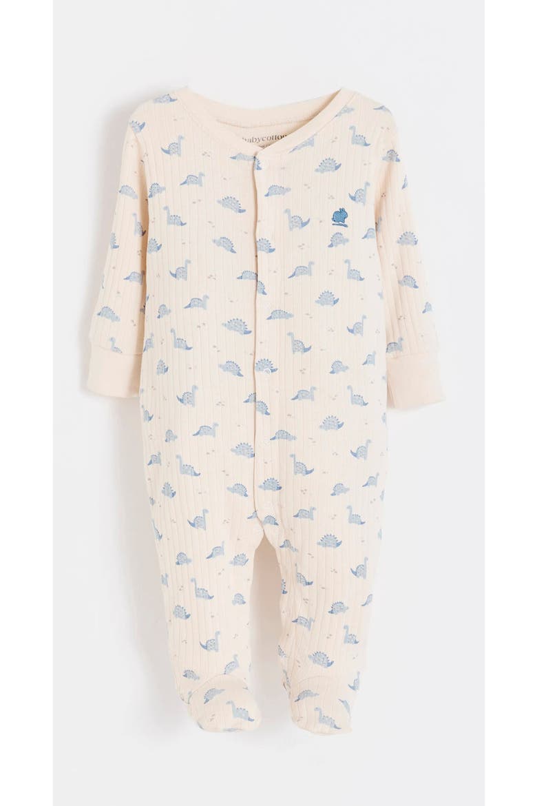 Dinomyte Front-Snap Footie for Infant, Main, color, FULL-PRINT