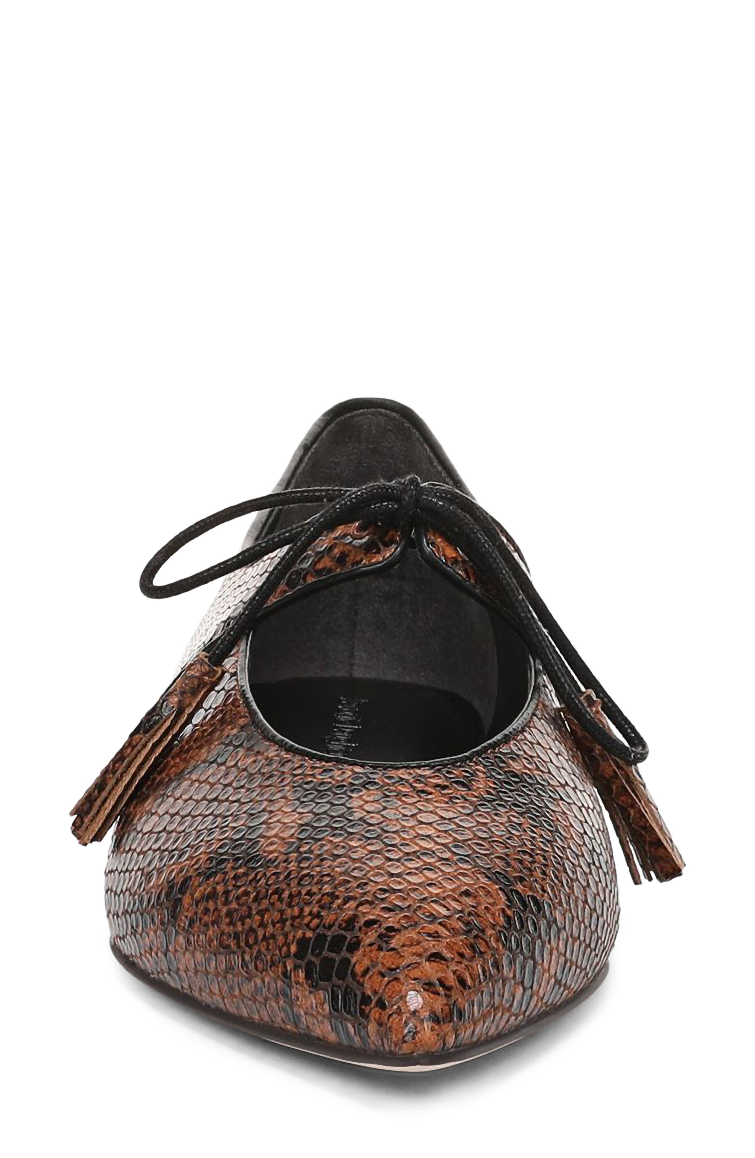 Lily Mary Jane Flat, Alternate, color, GINGERBREAD LEATHER