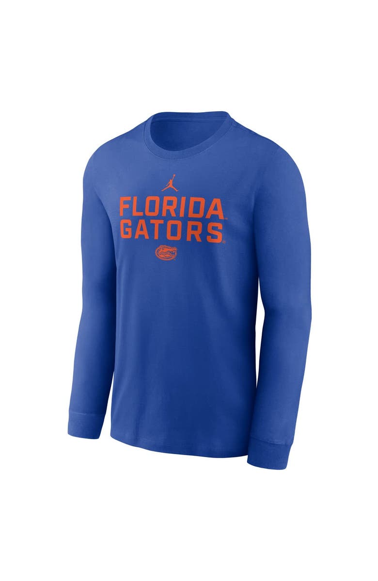 Jordan Brand Men's Jordan Brand Royal Florida Gators 2025 Sideline Performance Long Sleeve T-Shirt, Alternate, color, Royal