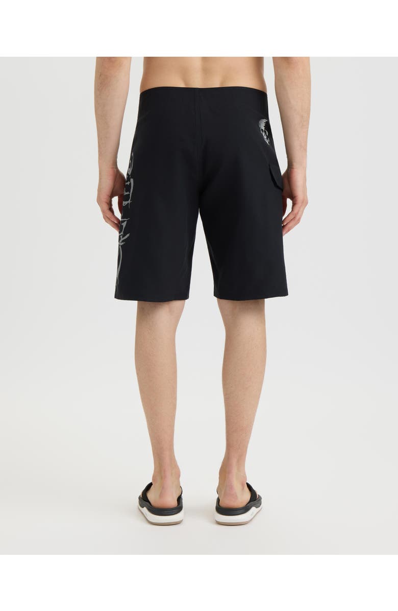 Salt Life Stealth Bomerz Microfiber Boardshort, Alternate, color, Black