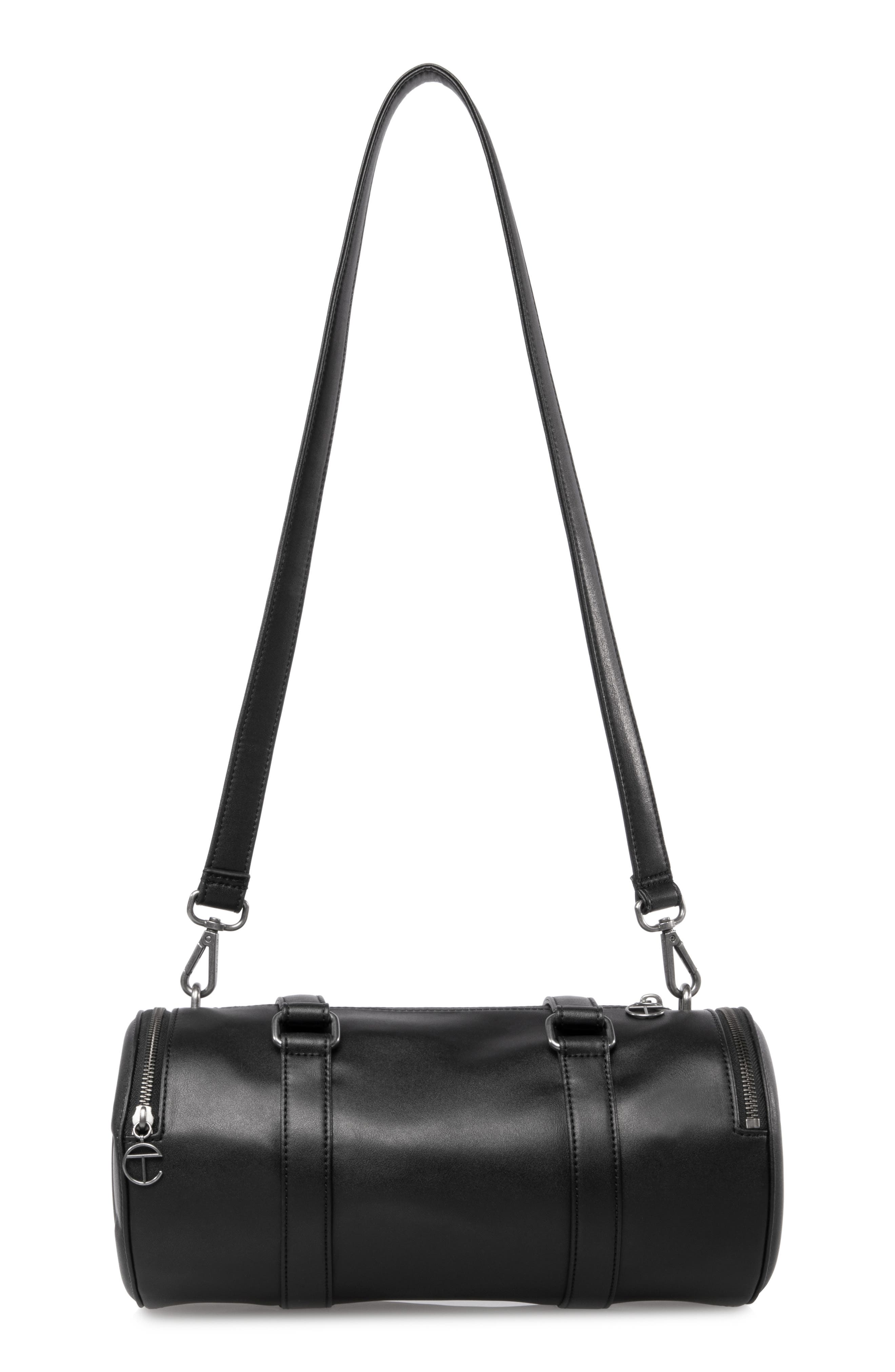 TELFAR Medium Faux Leather Duffle Bag, Main, color, 