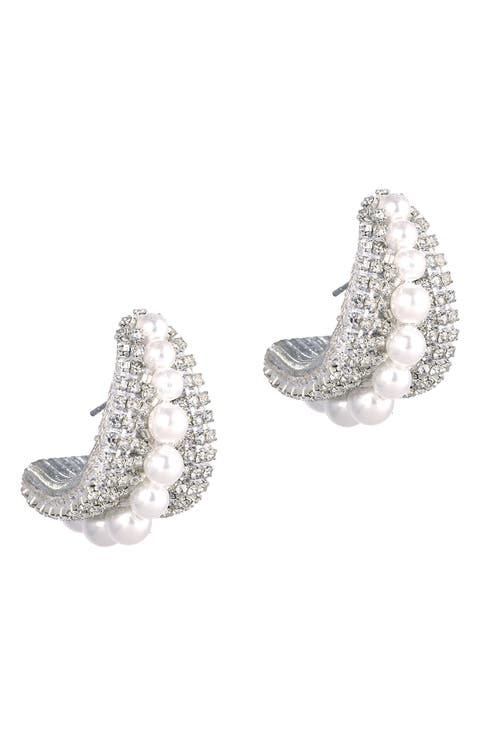 Filomena Huggie Hoop Earrings