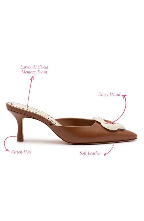 Larroude Larroudé Flora Pump In Caramel