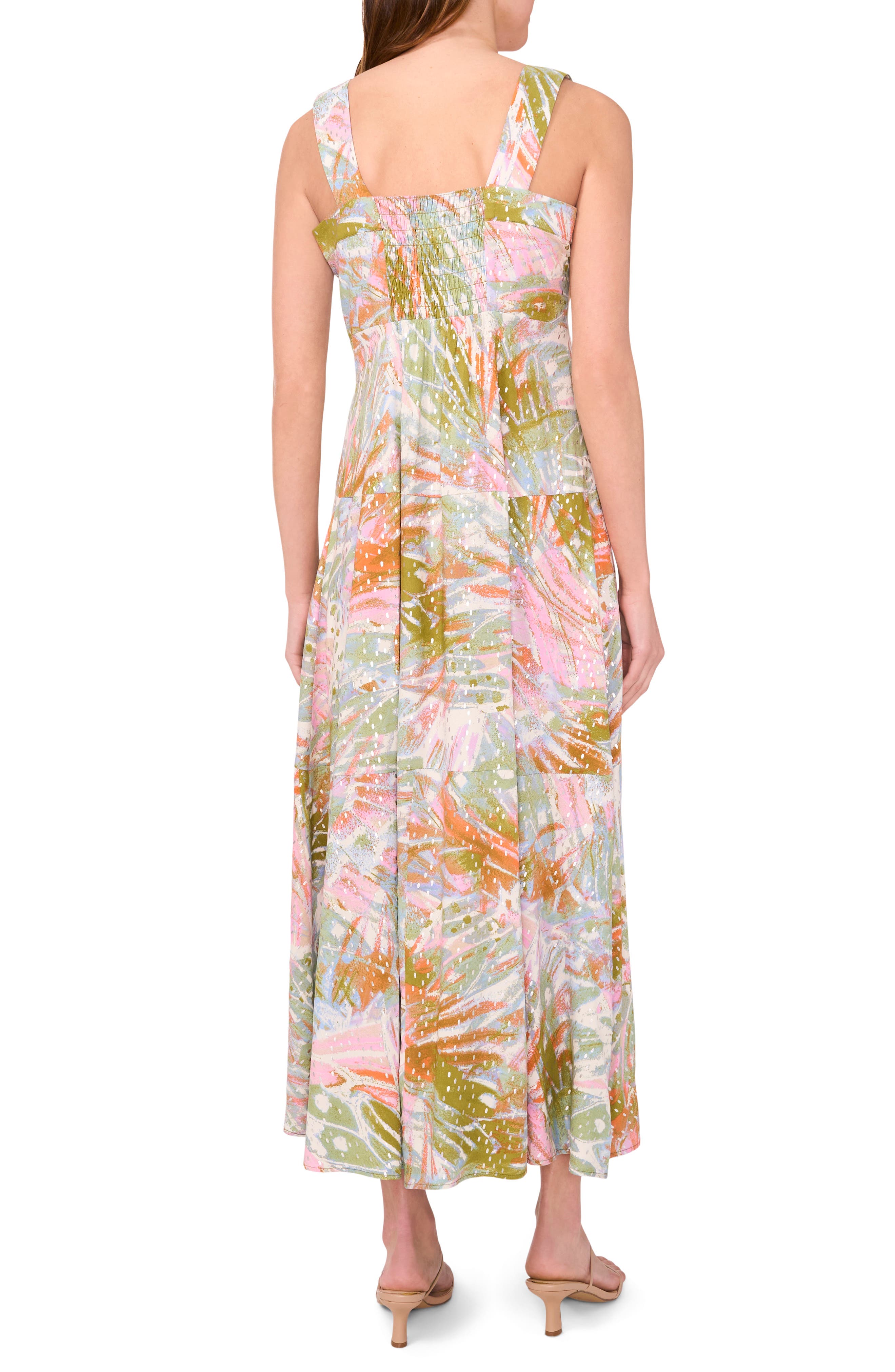 Challis Smocked Back Maxi Dress - image 2