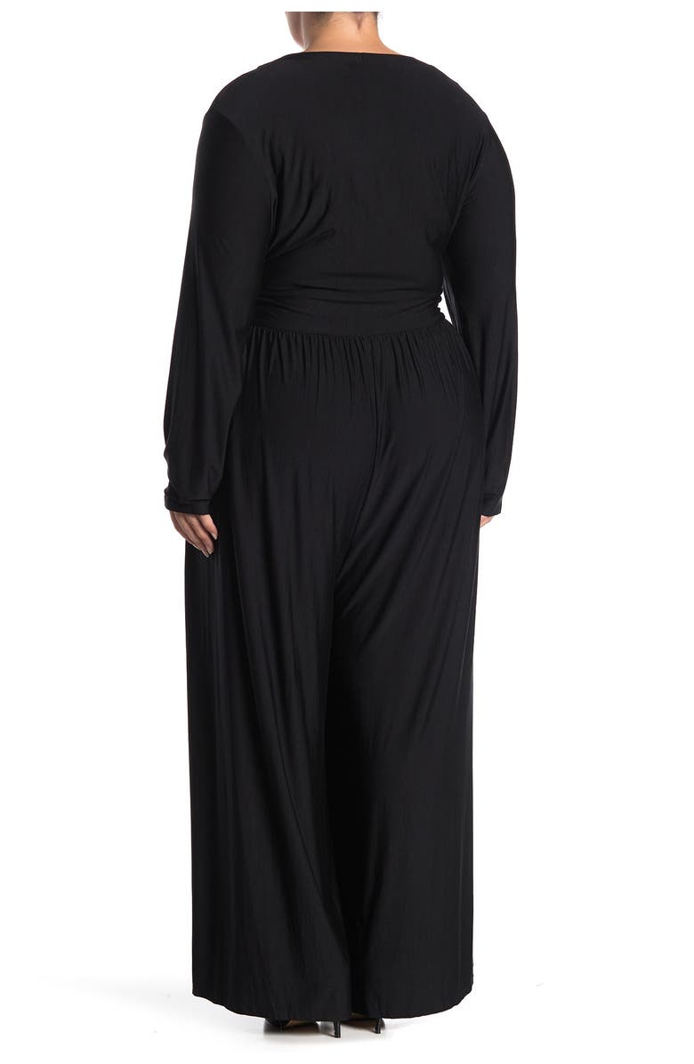 West Kei Long Sleeve Knit Jumpsuit, Main, color, 