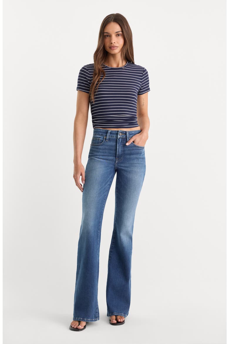 Soft-Tech Good Legs Flare Jeans, Alternate, color, INDIGO1233