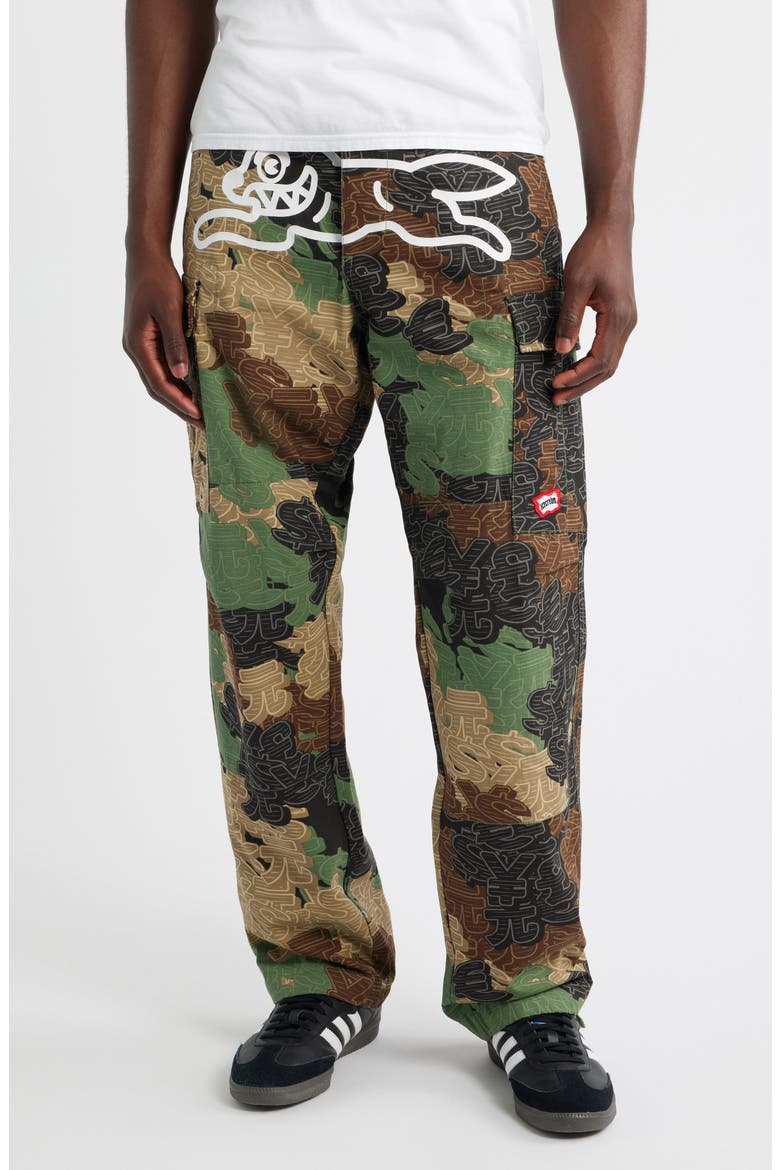 Big Block Currency Camo Cargo Pants, Main, color, CAMO