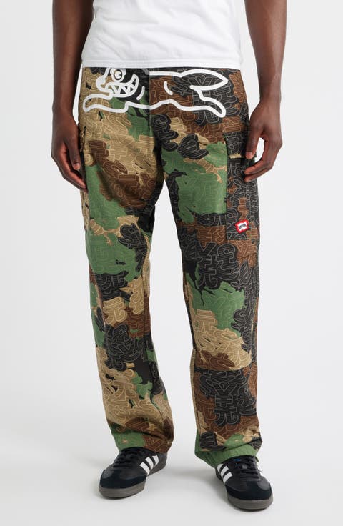 Big Block Currency Camo Cargo Pants