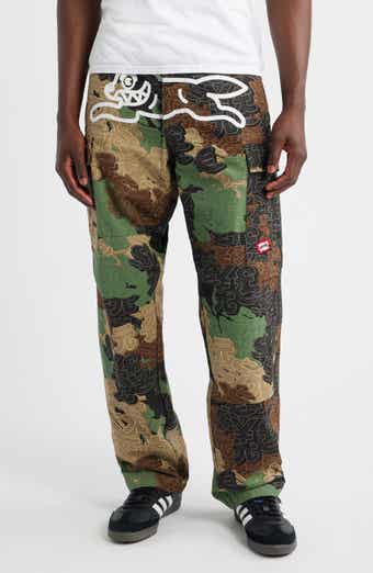 ICECREAM Big Block Currency Camo Cargo Pants