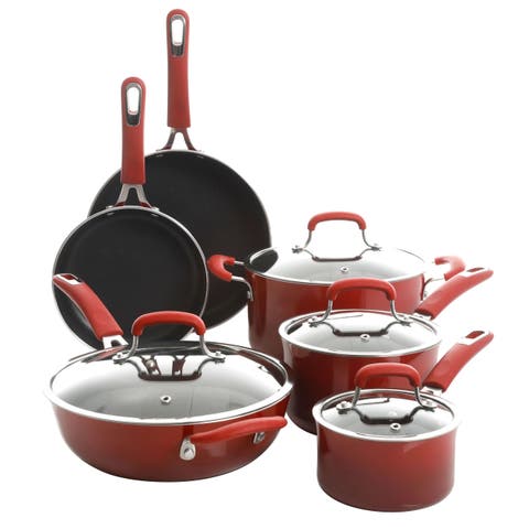 Andover 10 Piece Nonstick Aluminum Cookware Set
