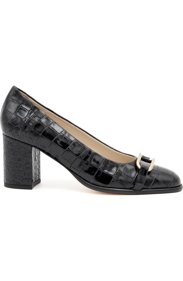Amalfi by Rangoni Lepido Pump, Alternate, color, Nero Cocco Bengala Gold