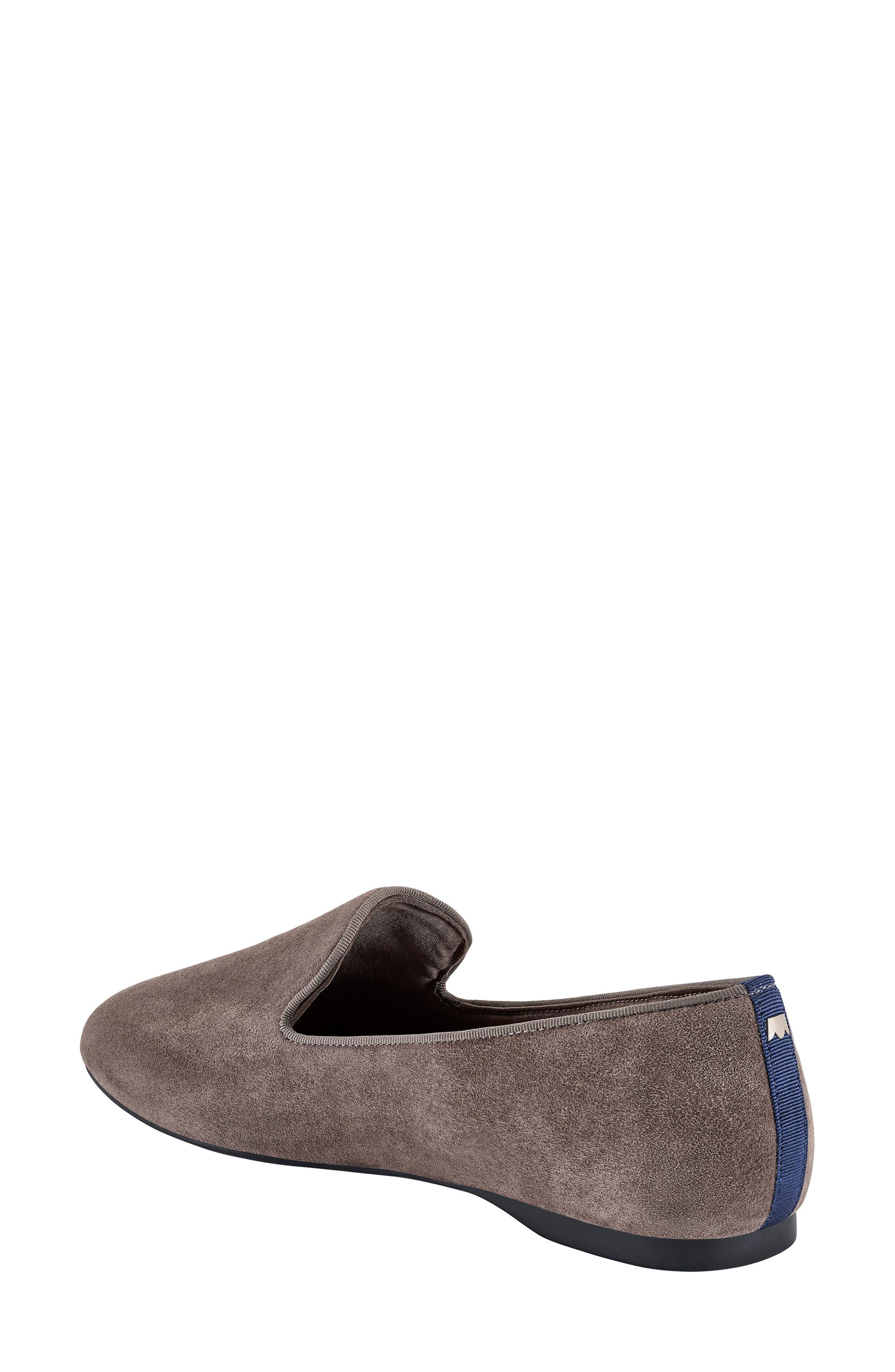Starling Suede Flat, Alternate, color, GRAPHITE SUEDE