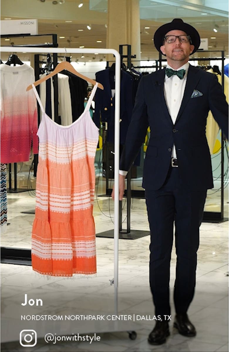 Eshal Cascade Tiered Cotton Sundress, sales video thumbnail